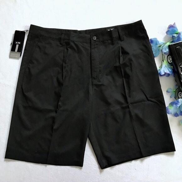 Adidas NWT Climalite Golf Pleated Tech Shorts Men 40 - Picture 2 of 10